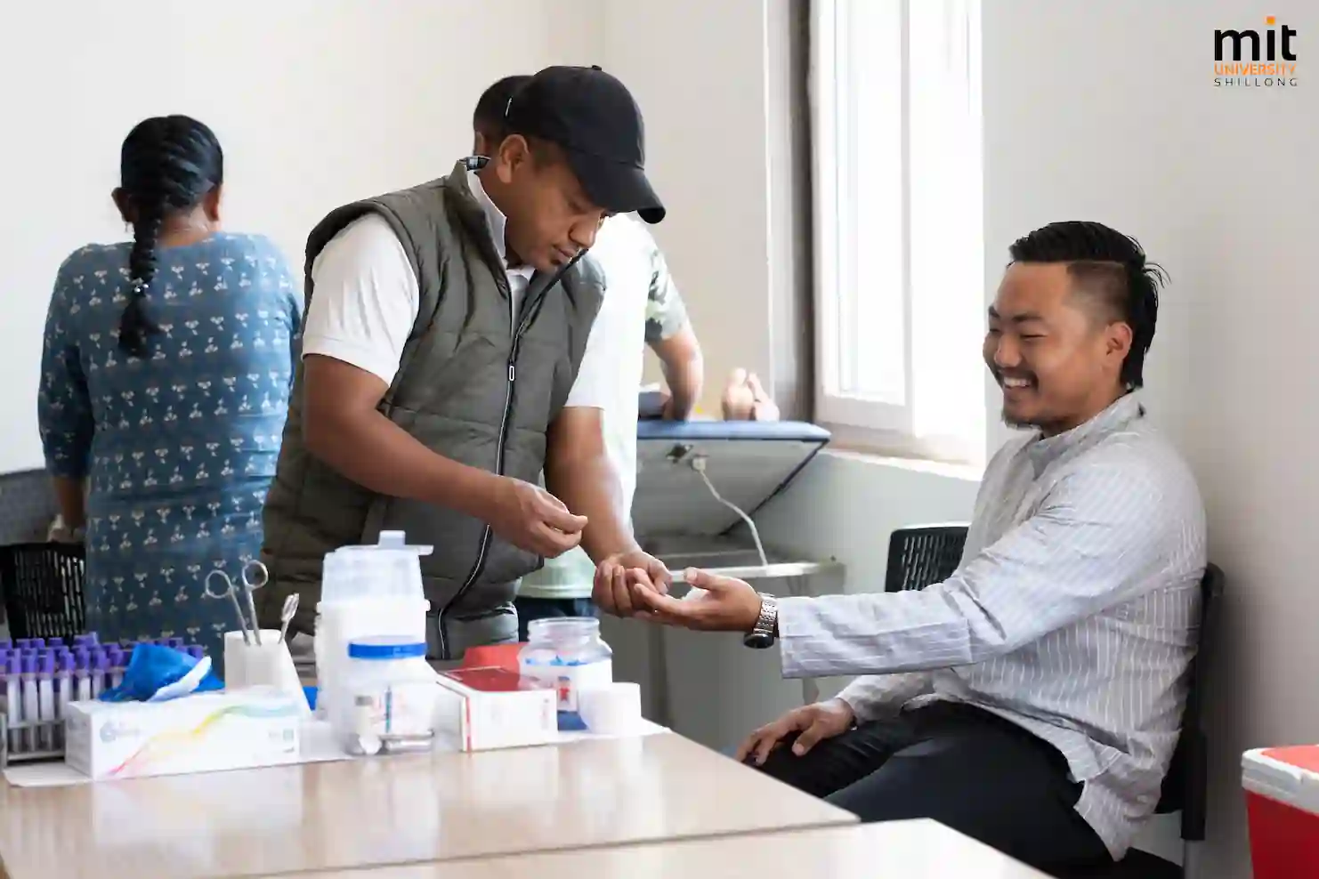 Blood Donation Camp at MIT University of Meghalaya